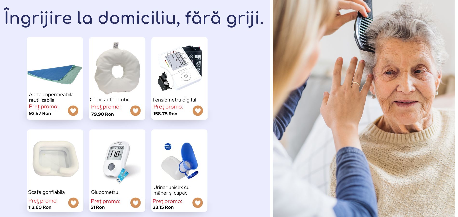 Ingrijire la domiciliu, fara griji