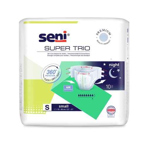 Seni Super Trio Small scutece incontinenţă 10 buc