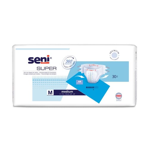 Seni Super Medium scutece incontinenţă 30 buc