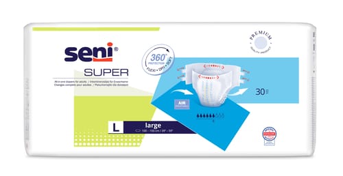Seni Super Large scutece premium incontinenţă 30 buc