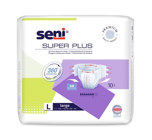 Seni Super Plus Large scutece incontinenţă 10 buc