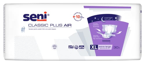 Seni Classic Plus Air Extra Large scutece incontinenţă 30 buc