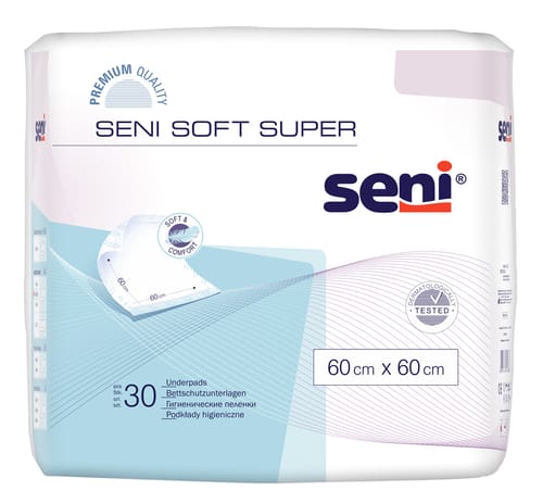 Seni Soft Super aleze igienice 60x60 cm 30 buc