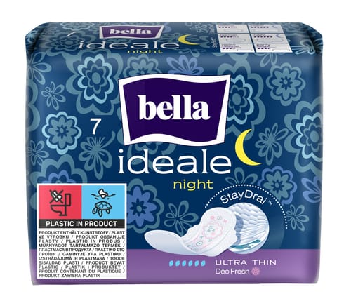 Bella Ideale Ultra Stay Drai Night absorbante igienice 7 buc