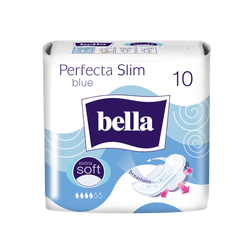 Perfecta Slim Blue Extra Soft absorbante igienice 10 buc