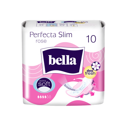 Perfecta Slim Rose Extra Soft Deo absorbante igienice 10 buc