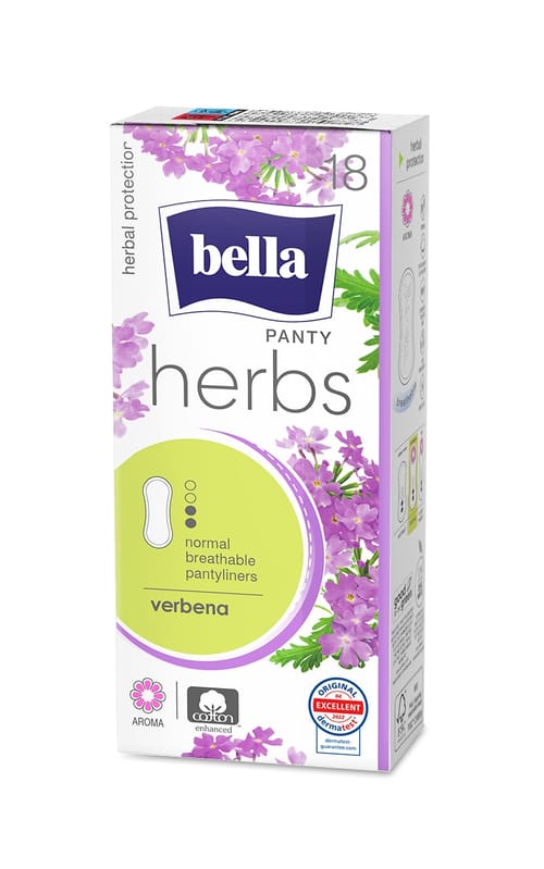 Bella Herbs Panty Verbina absorbante zilnice 18 buc