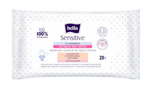 Bella Sensitive Servetele intime 20 buc