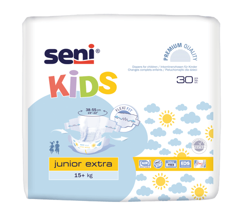 Seni Kids Junior Extra scutece incontinenţă copii 30 buc