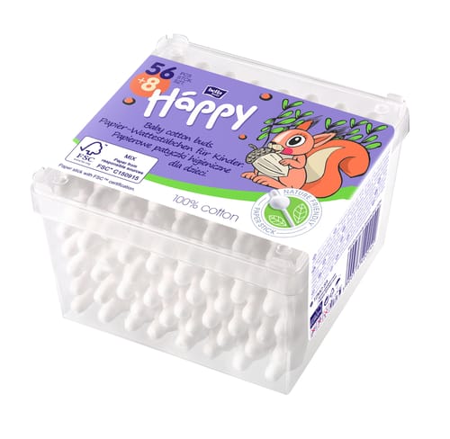 Happy Beţişoare igienice pentru copii 56+8 buc