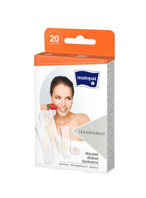 Matopat Transparent set de plasturi 20 buc