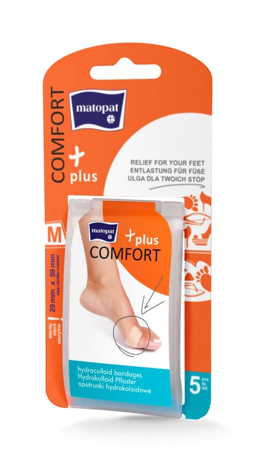 Matopat Comfort Plus Plasturi Sterili Medium 29x59mm 5 buc