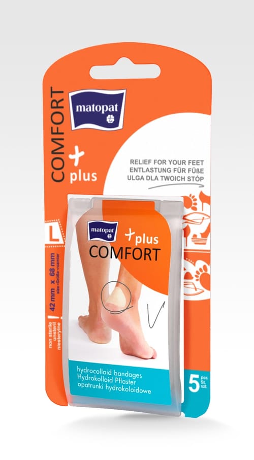 Matopat Comfort Plus Plasturi Nesterili Large 42x68mm 5 buc