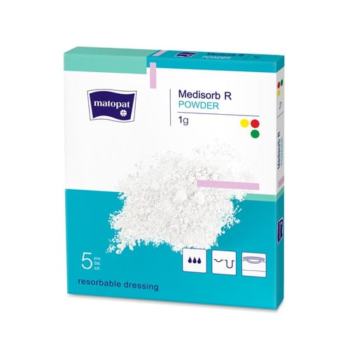 MEDISORB R pudră resorbabilă 1g 5 buc