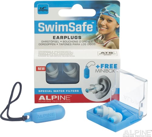 Dopuri de urechi Alpine pentru inot, SwimSafe
