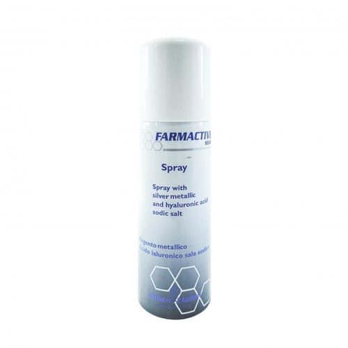Farmactive Silver Spray cu argint metalic si acid hialuronic  flacon 125ml/10g pudra