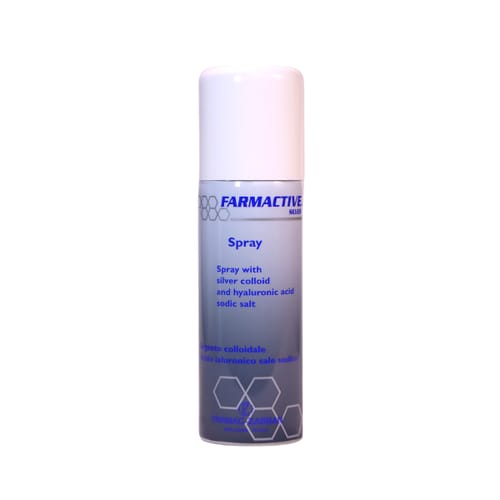Farmactive Silver Spray cu argint coloidal si acid hyaluronic