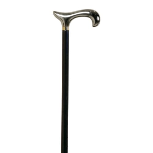 Baston extensibil cu maner din nichel
