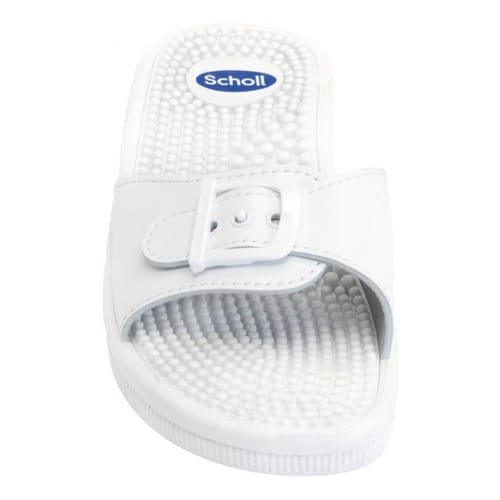 Papuci Scholl New Massage, White, marime 37