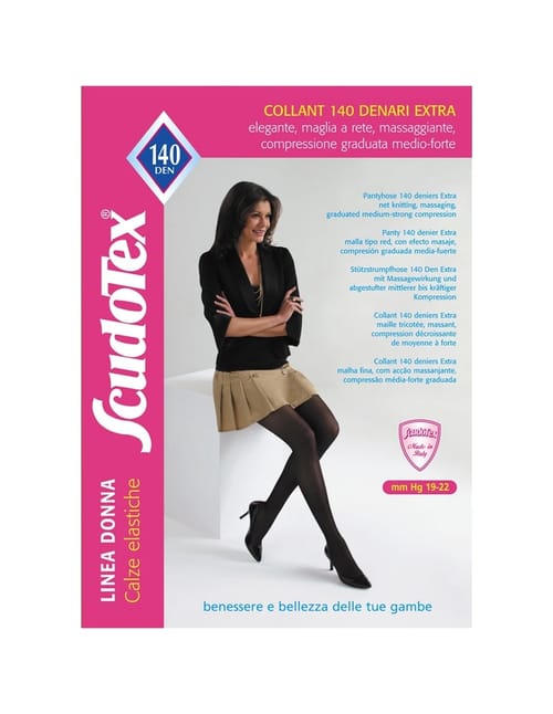 Ciorapi compresivi SCUDOTEX 490, 140 Den, negru, nr.5