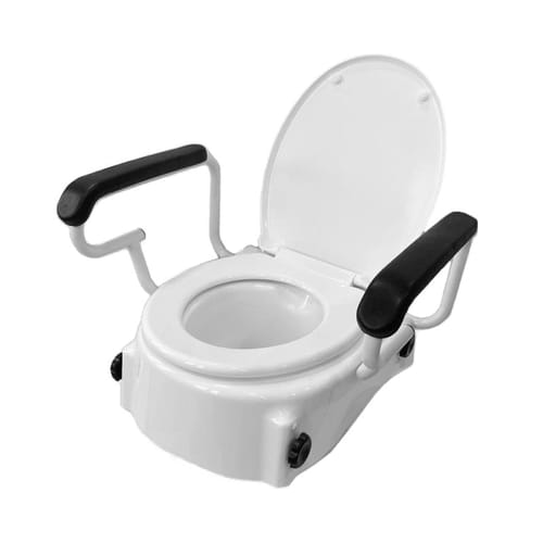 Inaltator de toaleta 16,5 cm cu capac si brate rabatabile