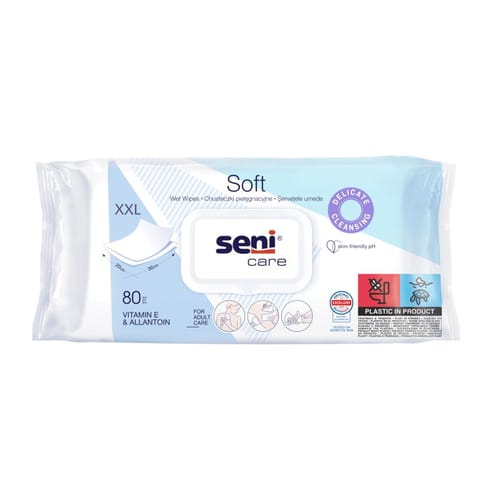 Seni Care Soft Şerveţele umede XXL 20x30 cm a'80 buc
