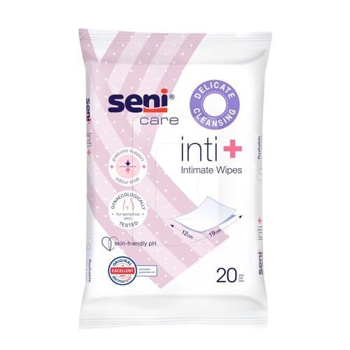 Seni Care Inti+ Şerveţele umede 19x12 cm 20 buc