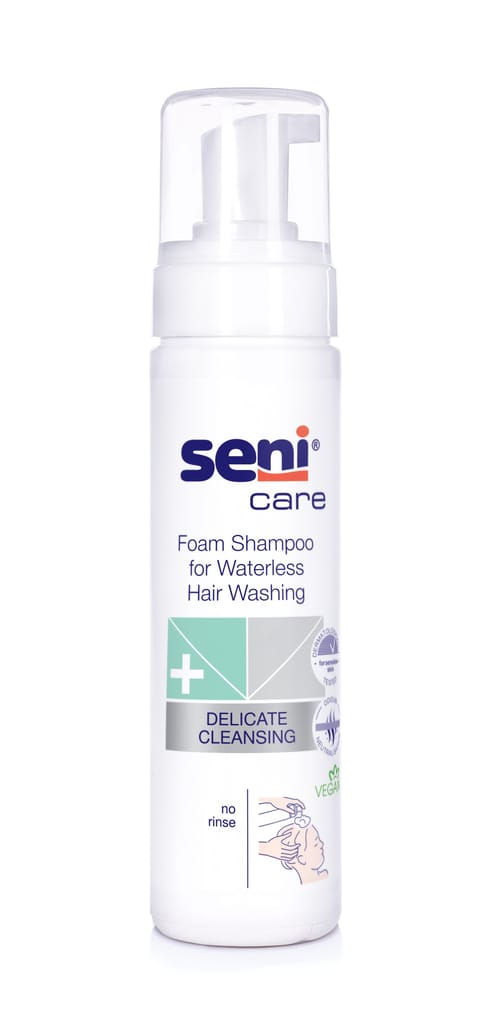 Seni Care Şampon Spumă, curăţare fără apă, 200 ml