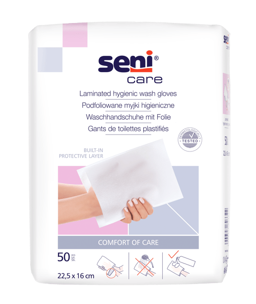 Seni Care Mănuşi laminate de curăţare 50 buc