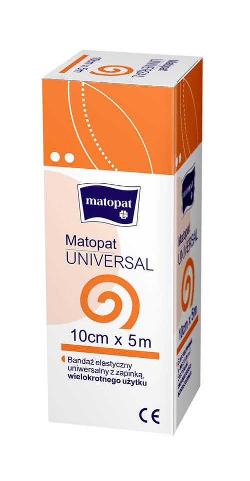 Matopat Universal bandaj elastic 5m x 10cm 1 buc