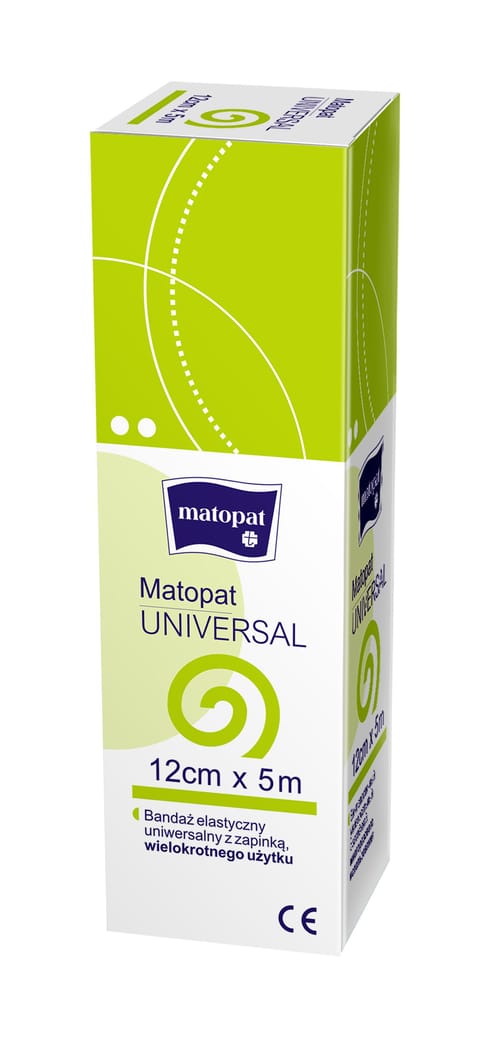 Matopat Universal bandaj elastic 5m x 12cm 1 buc