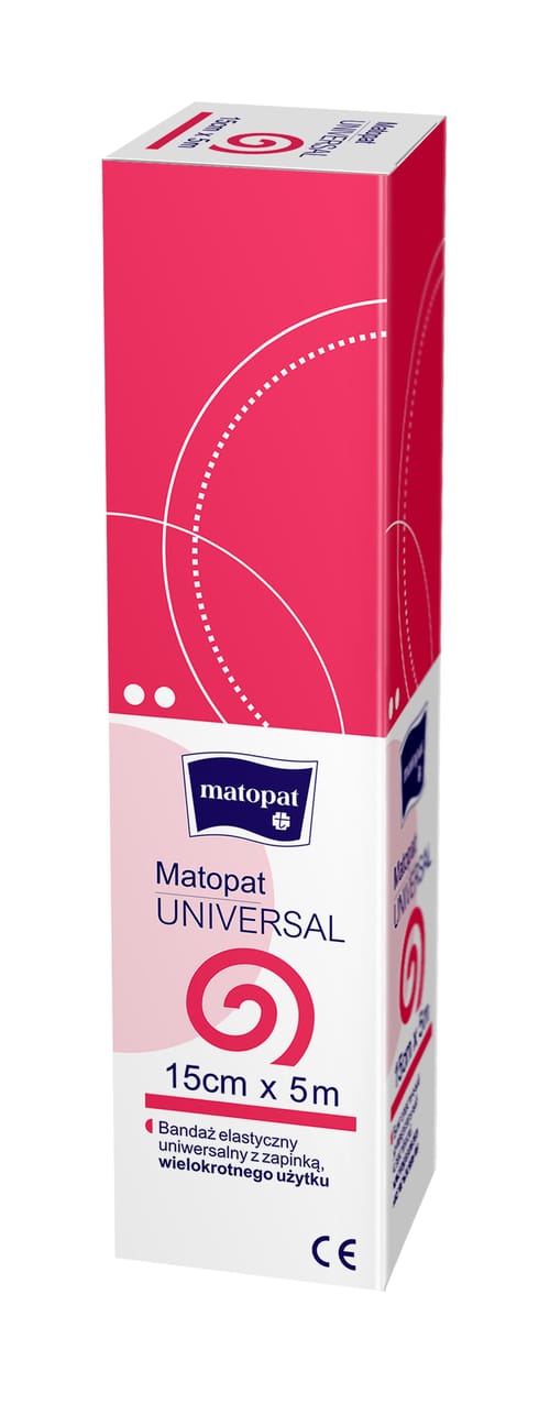 Matopat Universal bandaj elastic 5m x 15cm 1 buc