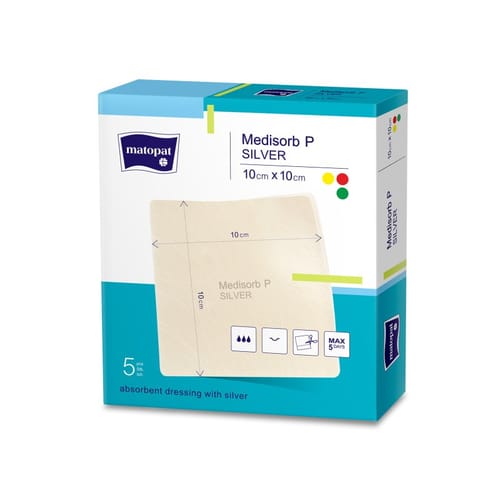 Medisorb P Silver pansament steril 10x10 cm a5