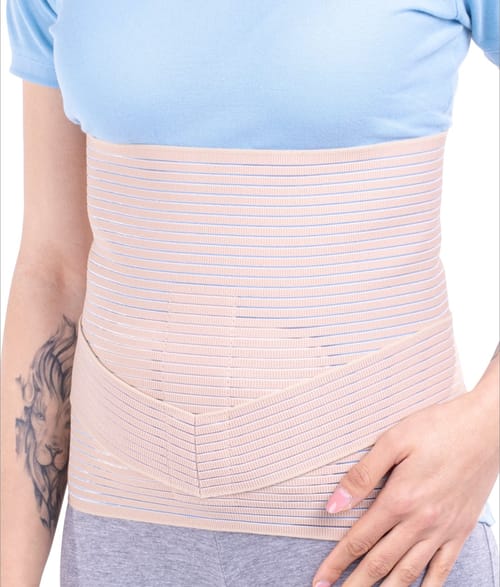 Corset abdominal postoperator