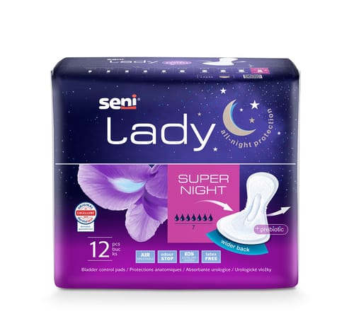 Seni Lady Super Night absorbante urologice 12 buc