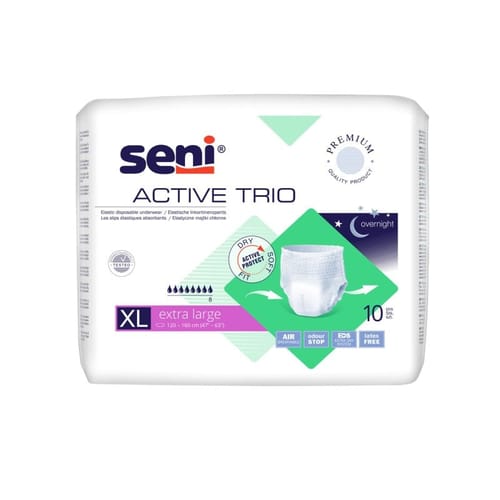 Seni Active Trio Extra Large chilot absorbant 10 buc