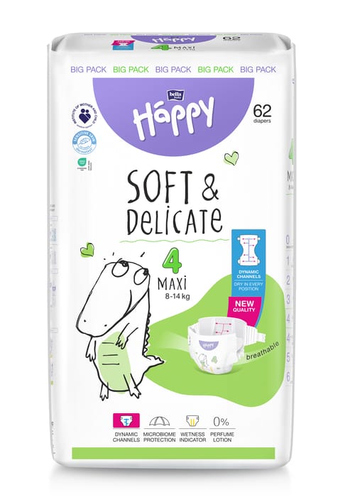 Happy Soft&Delicate Maxi 8-14 Kg