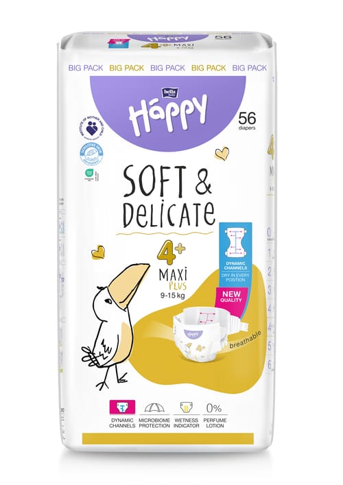 Happy Soft&Delicate Maxi Plus 9-15 Kg