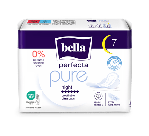 Bella Perfecta Pure Night absorbante igienice 7 buc