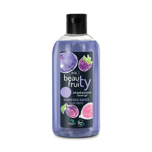 Gel de dus Beauty Fruity Fructe albastre 400 ml
