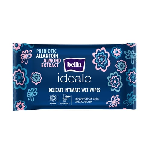 Bella IDEALE Servetele intime cu prebiotic 20 buc