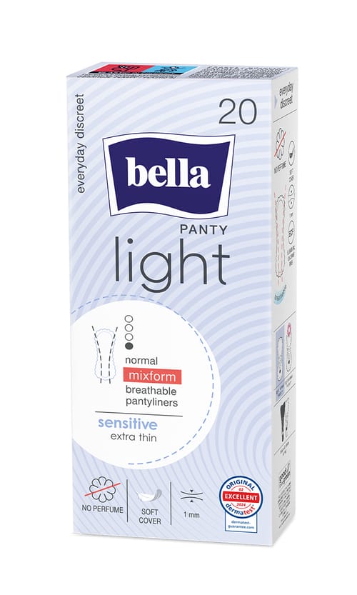Bella Panty Light Absorbante zilnice Sensitive 20 buc
