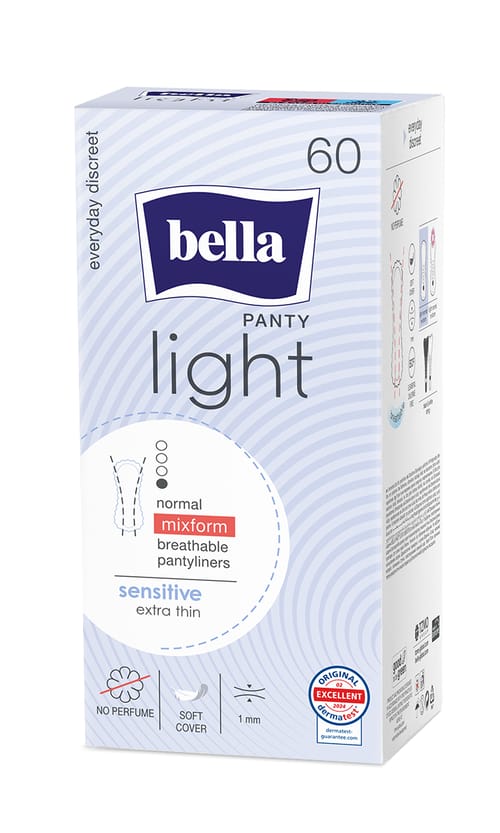 Bella Panty Light Absorbante zilnice Sensitive 60 buc