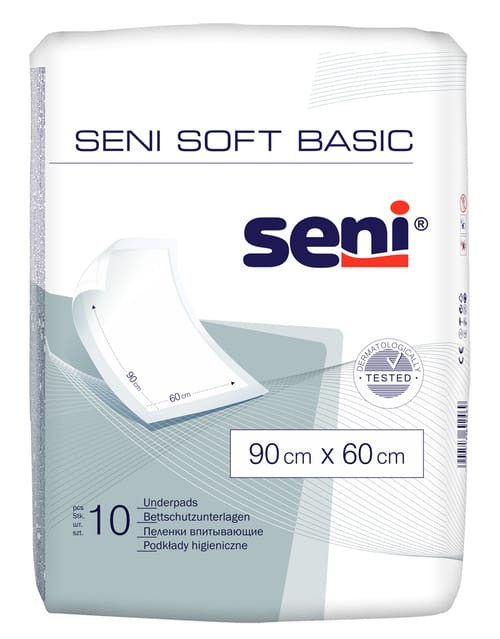 Seni Soft Basic - aleze igienice 90x60 10 buc