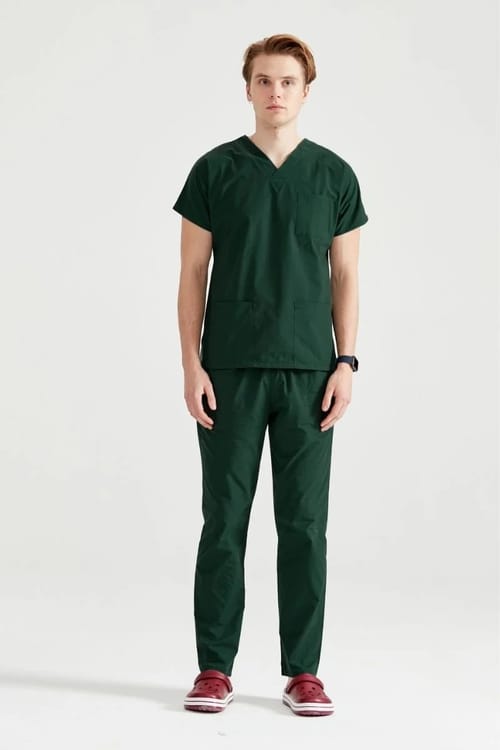 Costum Medical Classic Flex  Verde Kaki XXL