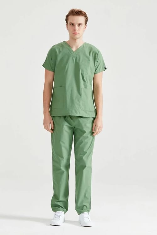 Costum Medical Classic Verde Fistic  L