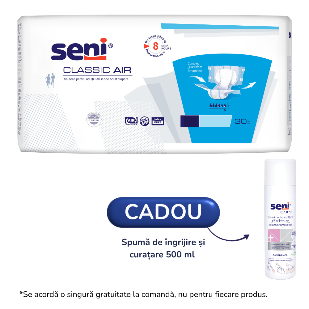 Seni Classic Air Small scutece incontinenţă 30 buc - 2