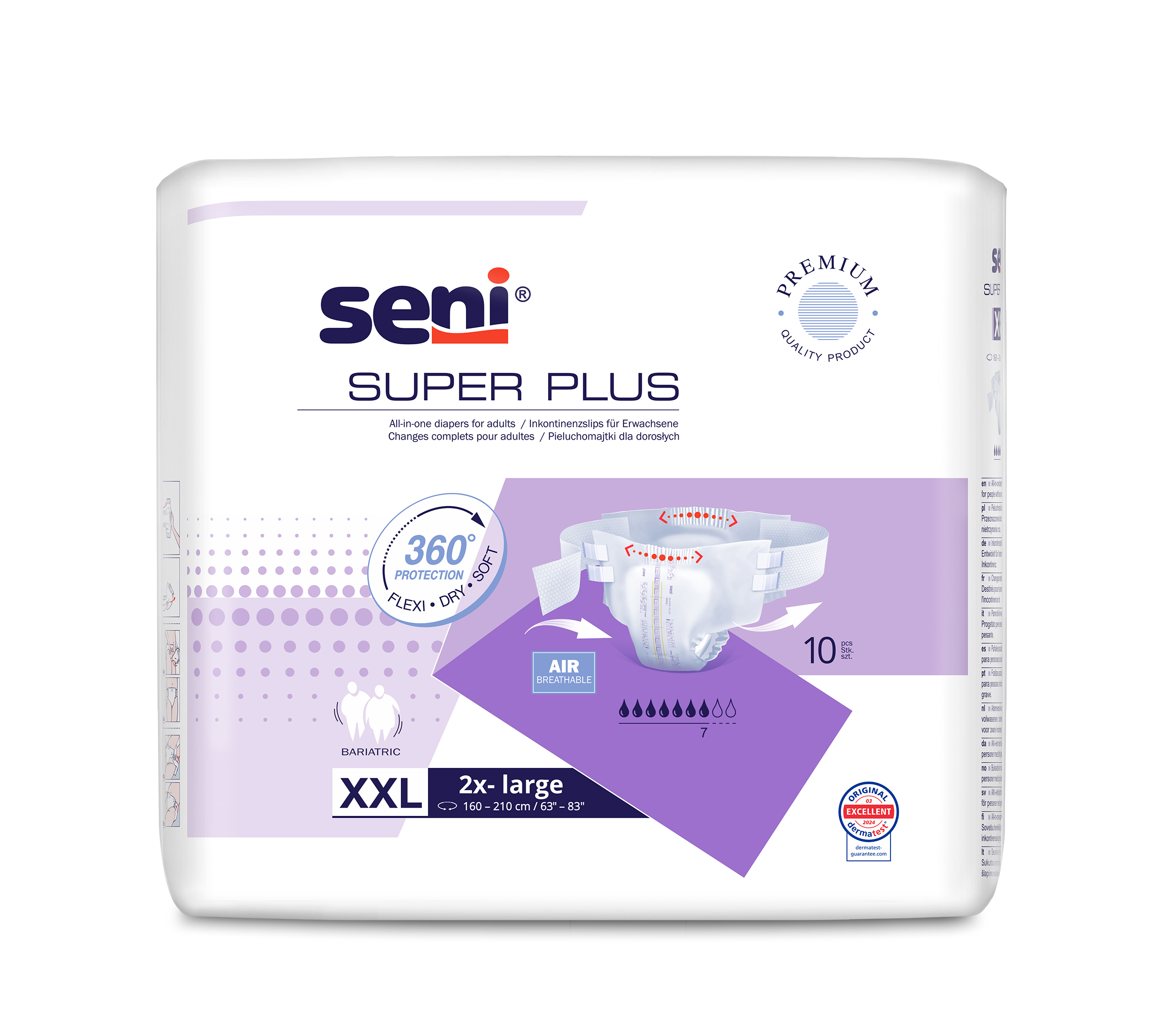 Seni Super Plus XXL scutece incontinenţă - 1
