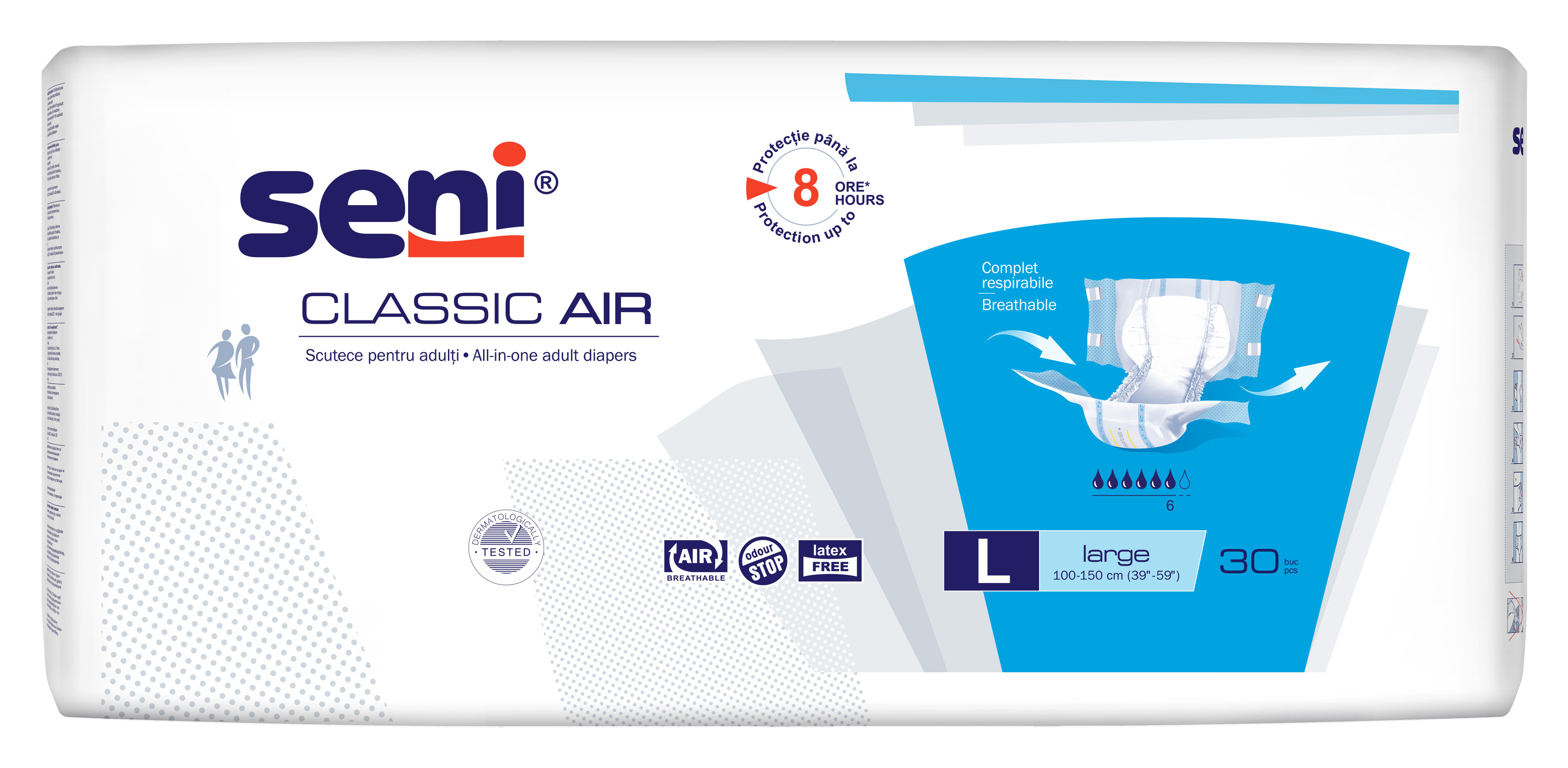 Seni Classic Air Large scutece incontinenţă 30 buc - 1