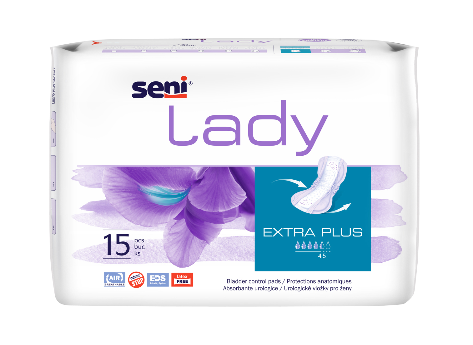 Seni Lady Extra Plus absorbante urologice 15 buc - 1